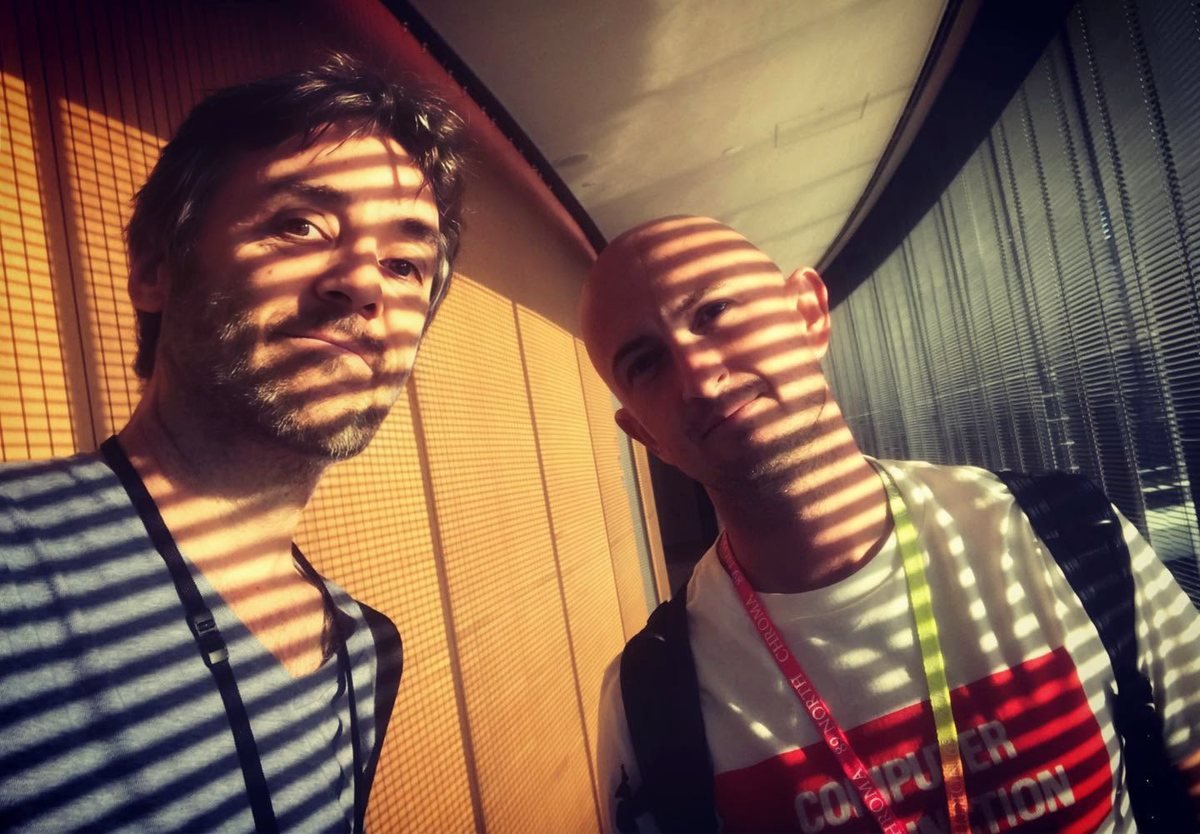 Heath Cozens with Andrew Gallimore